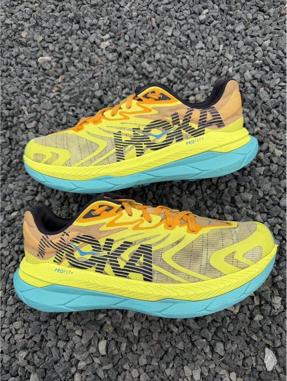 HOKA Tecton X 2 Radiant Yellow Size 9D 10.5W